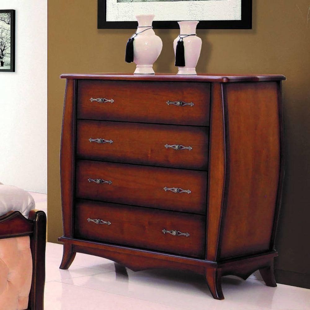 Cômoda Para Quarto 4 Gavetas - Império - Móveis Montanhês