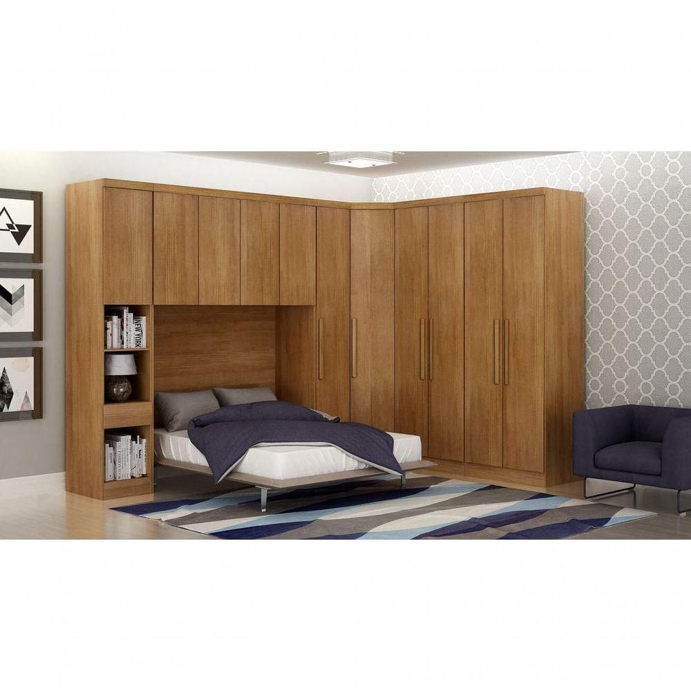 Modulado Completo Casal 6 Portas 6 Gavetas - Rizon-cumaru - Móveis Horizonte