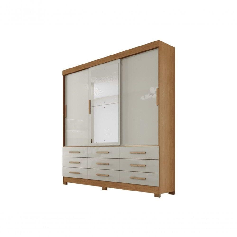 Guarda Roupa Solt Esp 3 Portas 9 Gav Buriti Horizonte