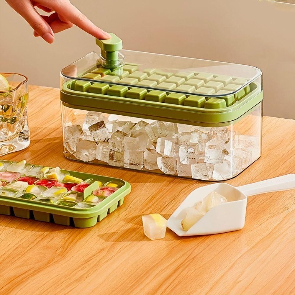 MP - Bandeja Molde Cubo De Gelo Armazenamento