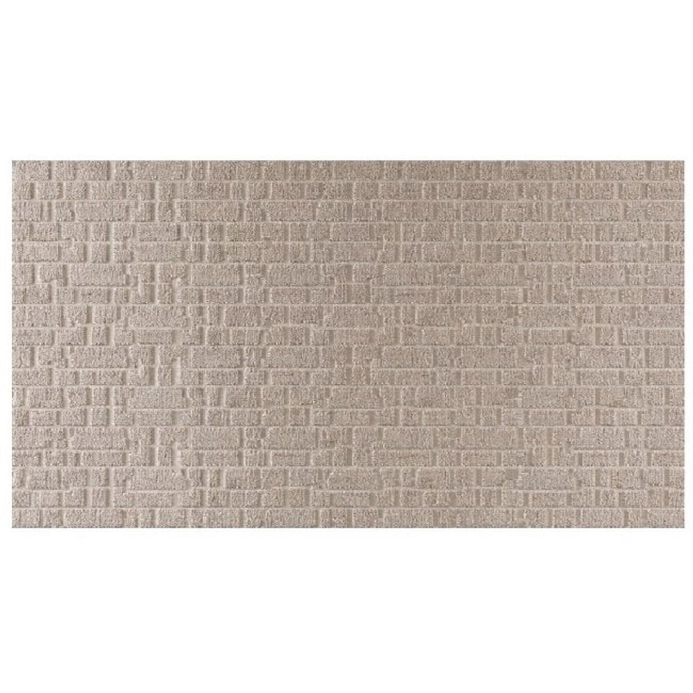 Tapete Atlanta Alto Relevo Antiderrapante 140x200cm Corttex - Tijolinho Marrom Claro