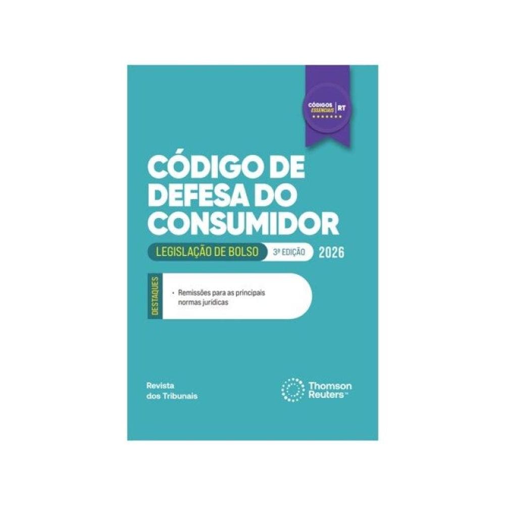 Códigos Essenciais - Código De Defesa Do Consumidor - 2026