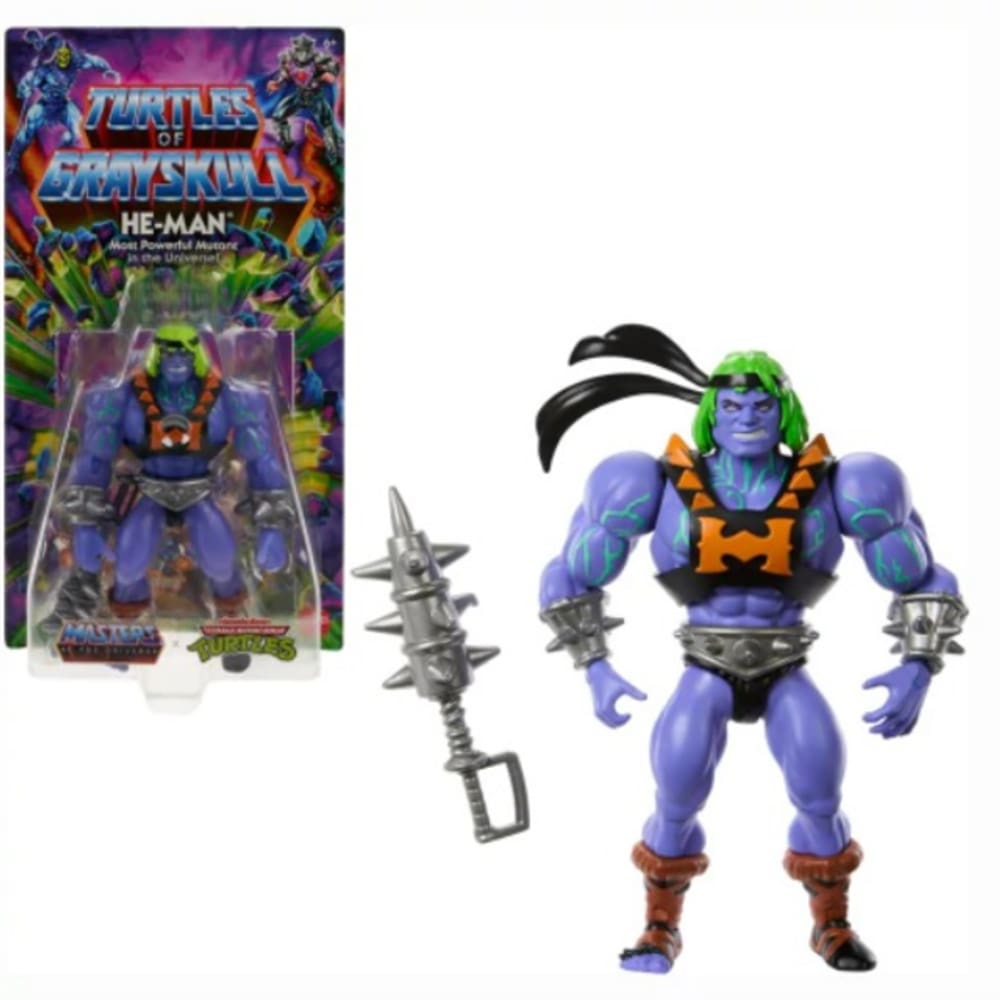 Mattel Boneco e Personagem Turtles Of Grayskull Origins He-man