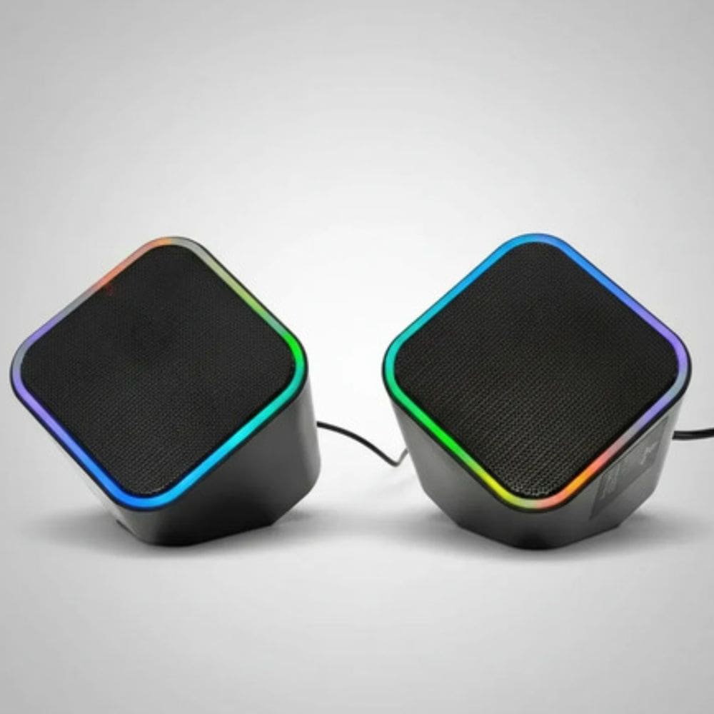 Caixa de Som para PC e Notebook 6W P2 USB Auxiliar