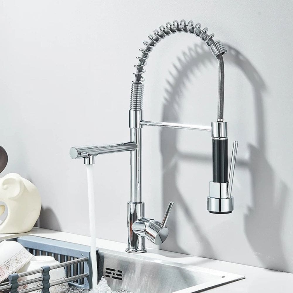 Torneira Cozinha Monocomando Gourmet Aço Escovado Inox 304 50cm Cromada