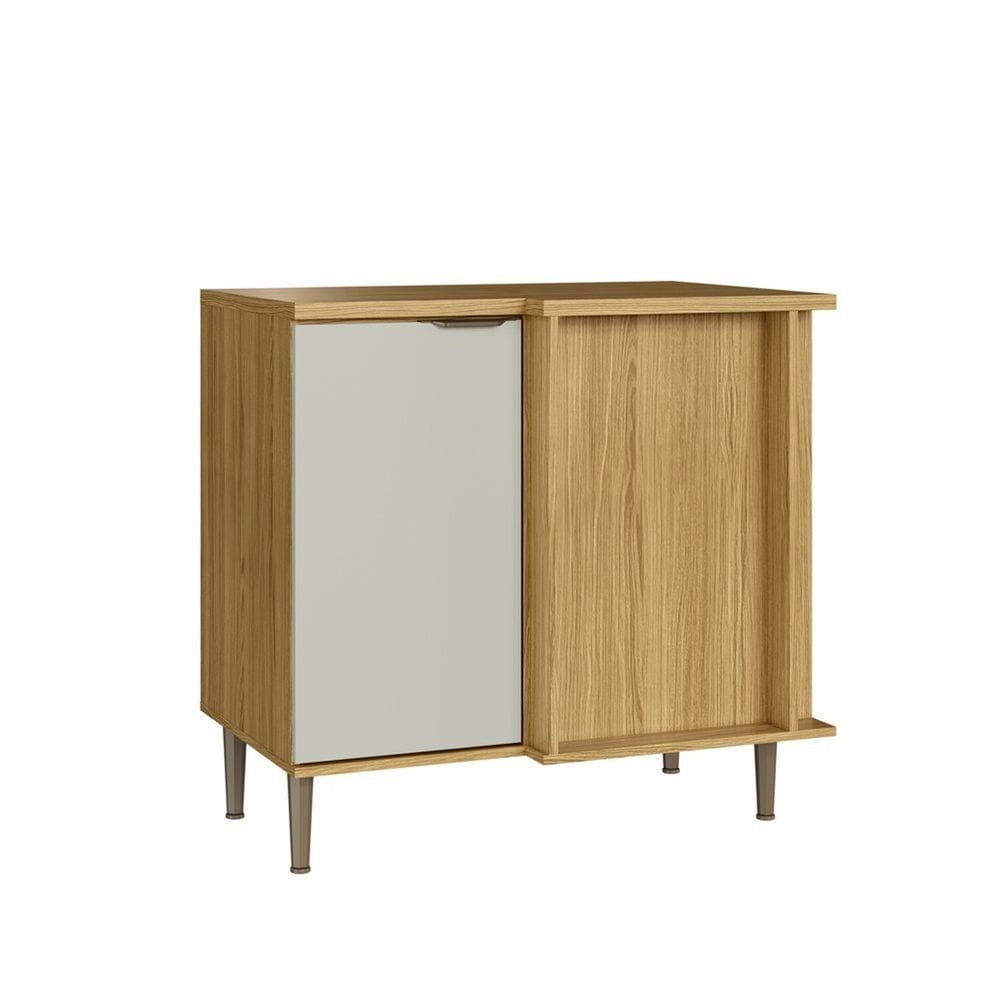 MP - Balca o de Canto Reto 1 Porta Ipe   Sabb