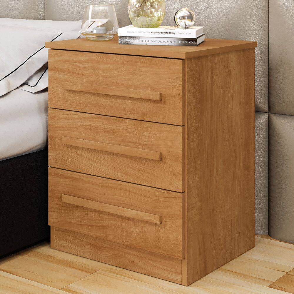 Mesa de Cabeceira 3 Gavetas Imperio Benetil