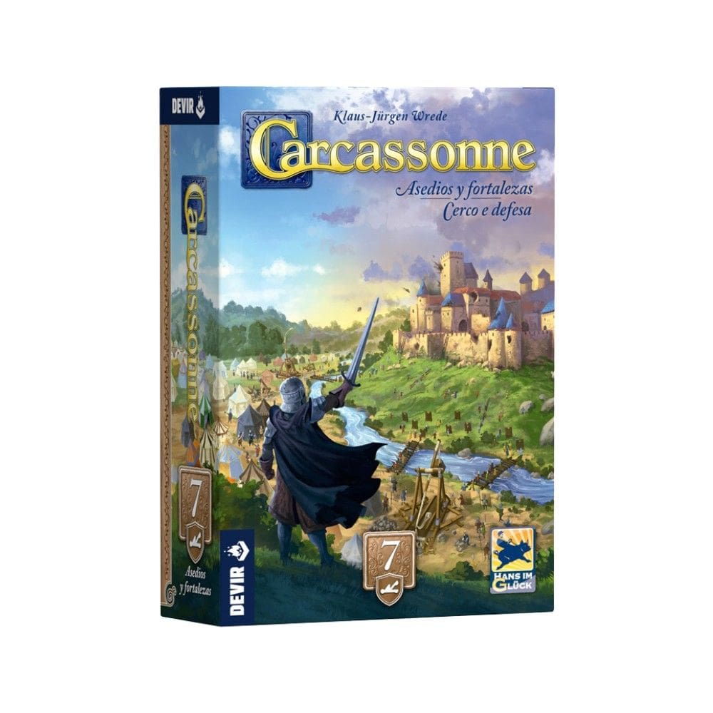 Carcassonne Exp 7 - Cerco e Defesa Nova Edição Expansão de Jogo de Tabuleiro Devir