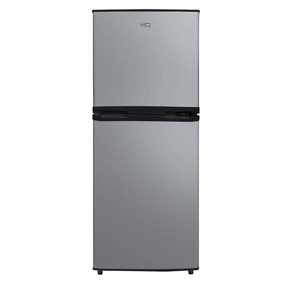 Geladeira Refrigerador Compacto HQ 140L Duplex Defrost, Baixo Consumo A+++ Preto/Cinza HQ-140RDF