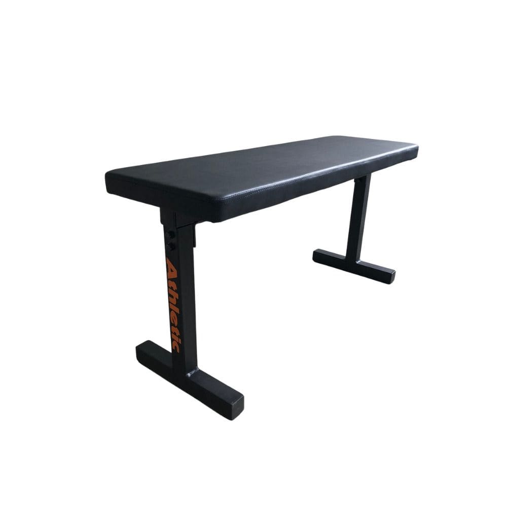 Banco Reto Athletic Advanced: Para Musculação em Casa, Suporta 110kg Versátil Compacto e Resistente!