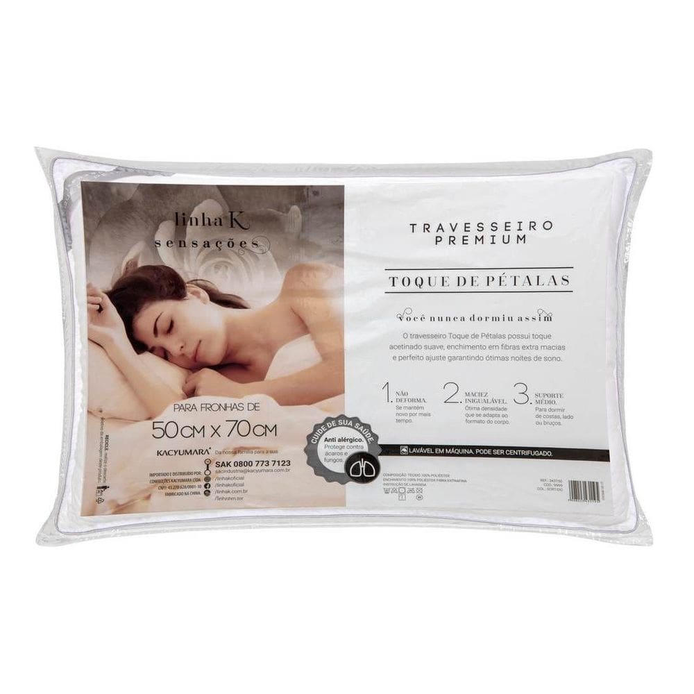 Travesseiro Toque de Pétalas - Kacyumara