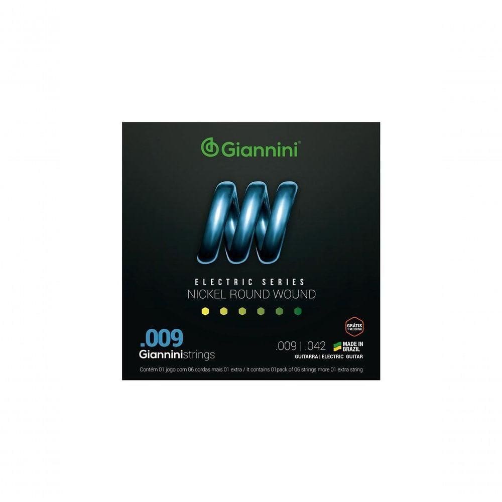 Encordoamento Para Guitarra Elétrica Geegst 9 - .009-.042