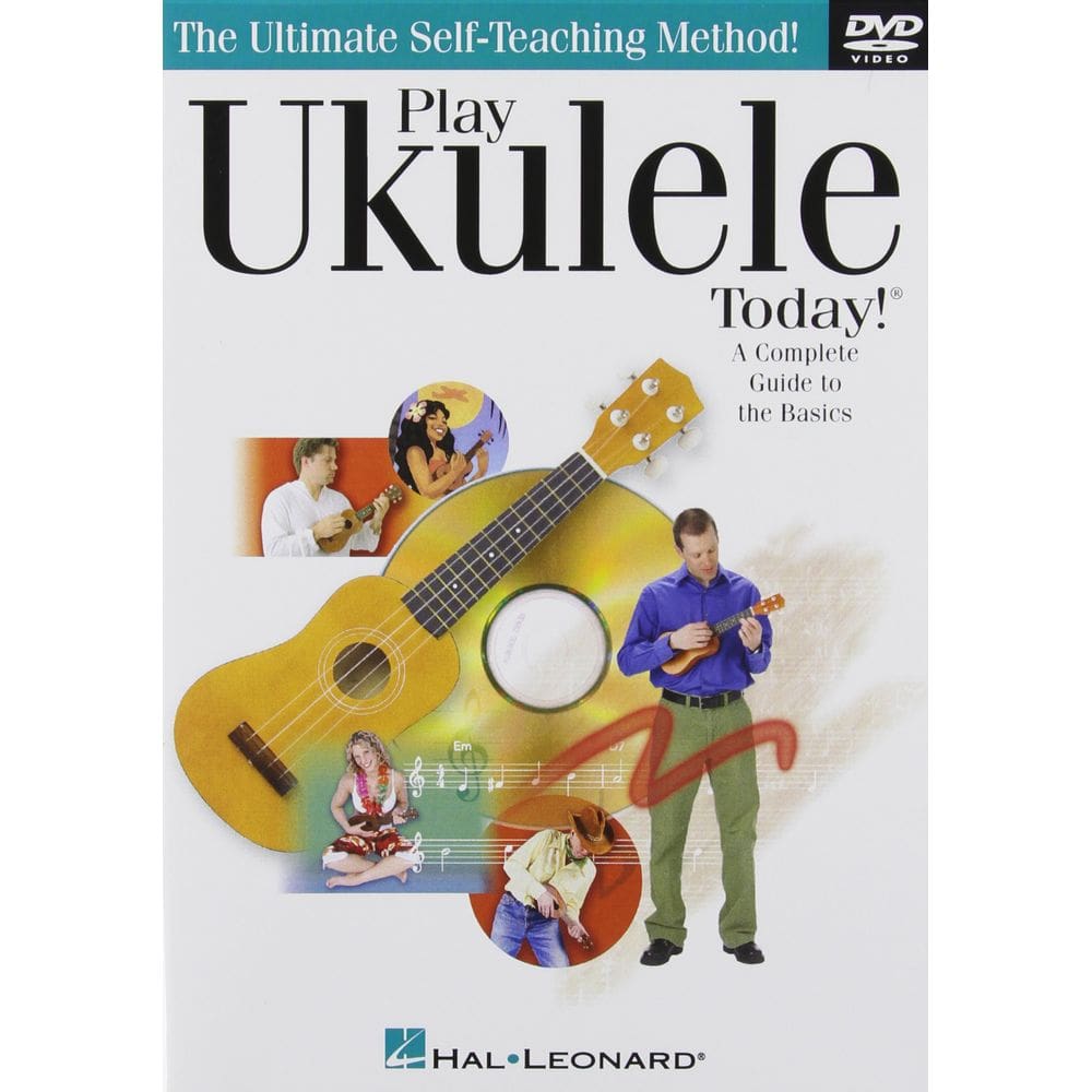DVD Hal Leonard Aprenda Ukulele Hoje Autodidata