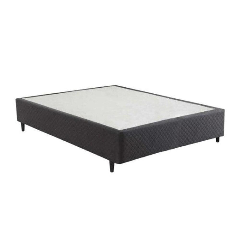 Base Cama Box Casal Herval Luiggi 39x138x188 cm, Grafite