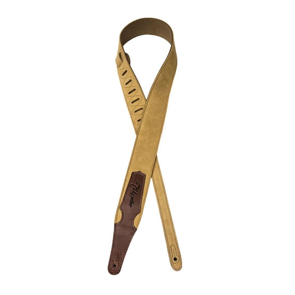 Pulseira de guitarra Takamine TK-S217 Suede Tan ajustável 100-140 cm
