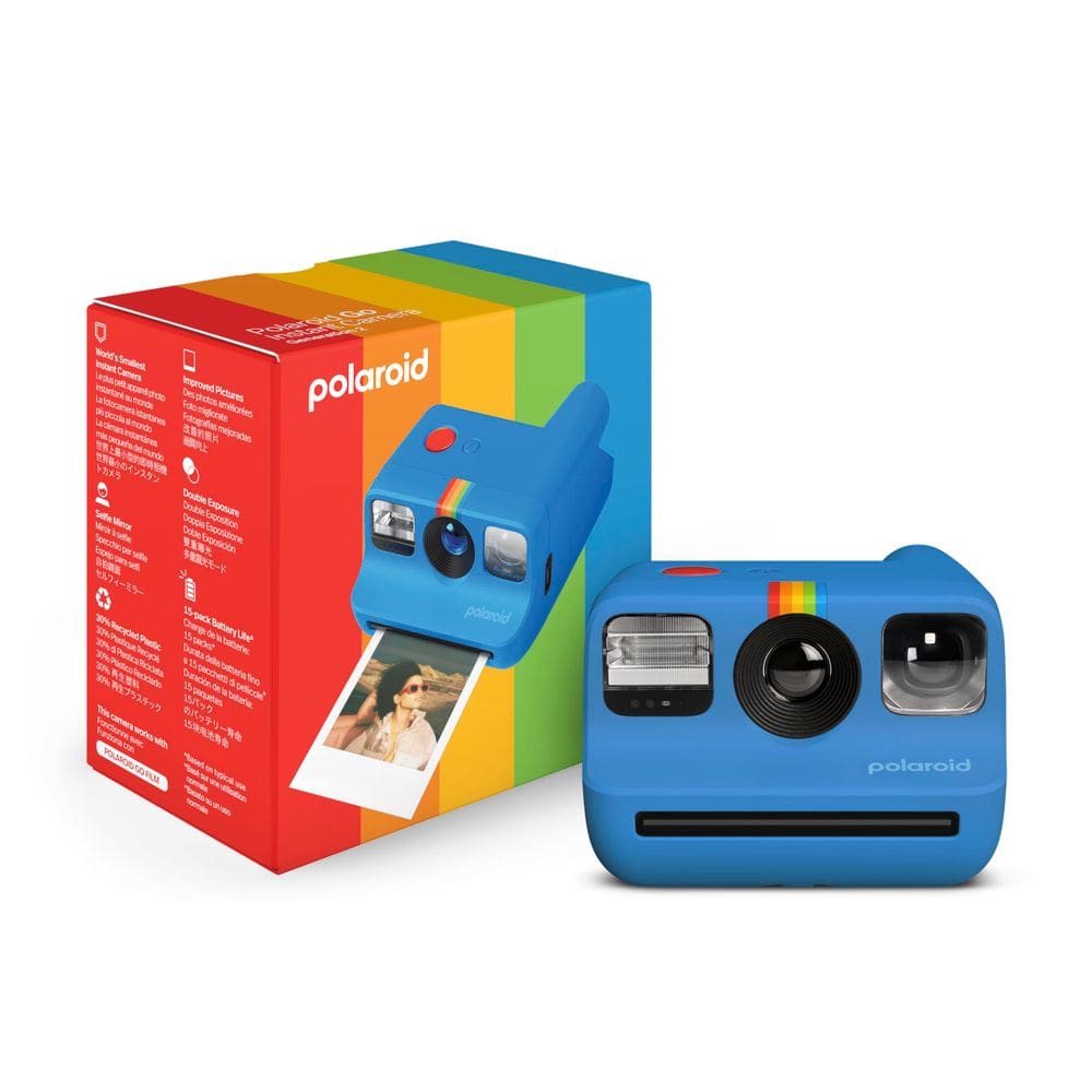 Câmera de filme instantâneo Polaroid Go Generation 2 Blue