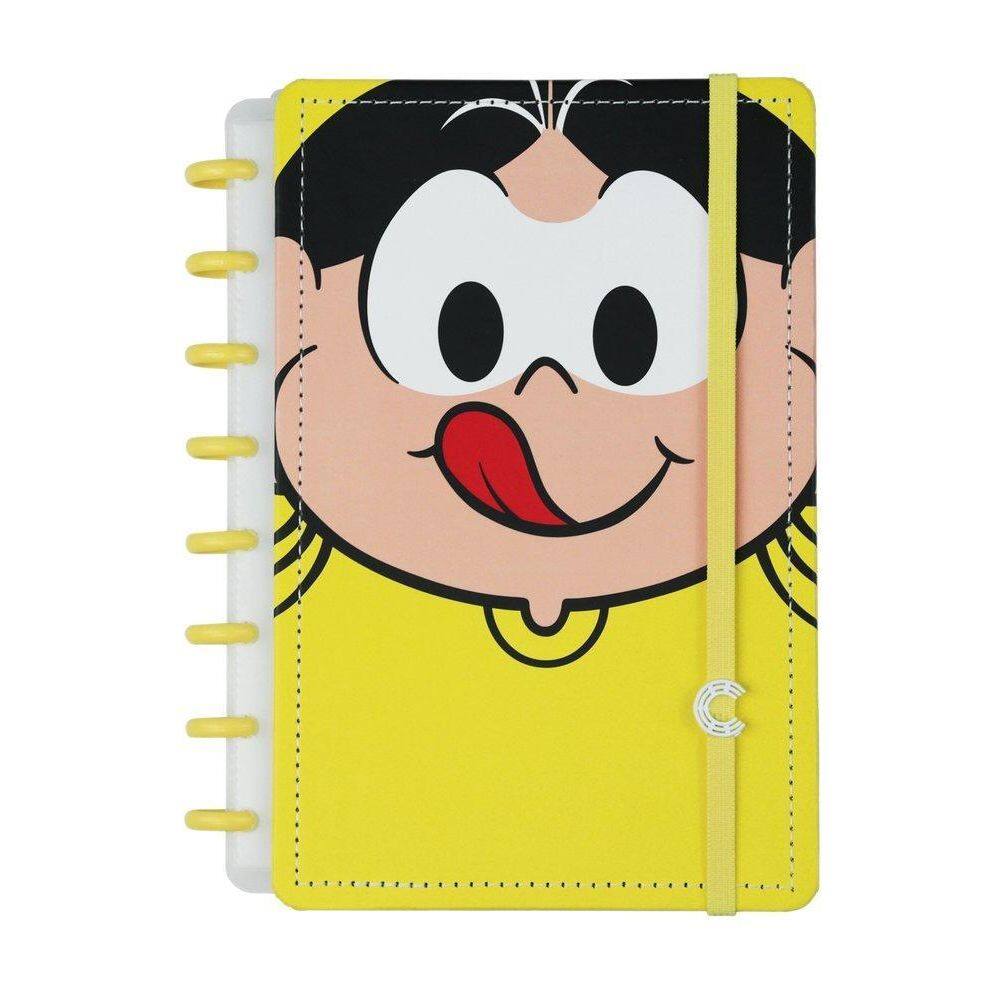 Caderno Inteligente Sd Magali Grande 80 Folhas - Amarela