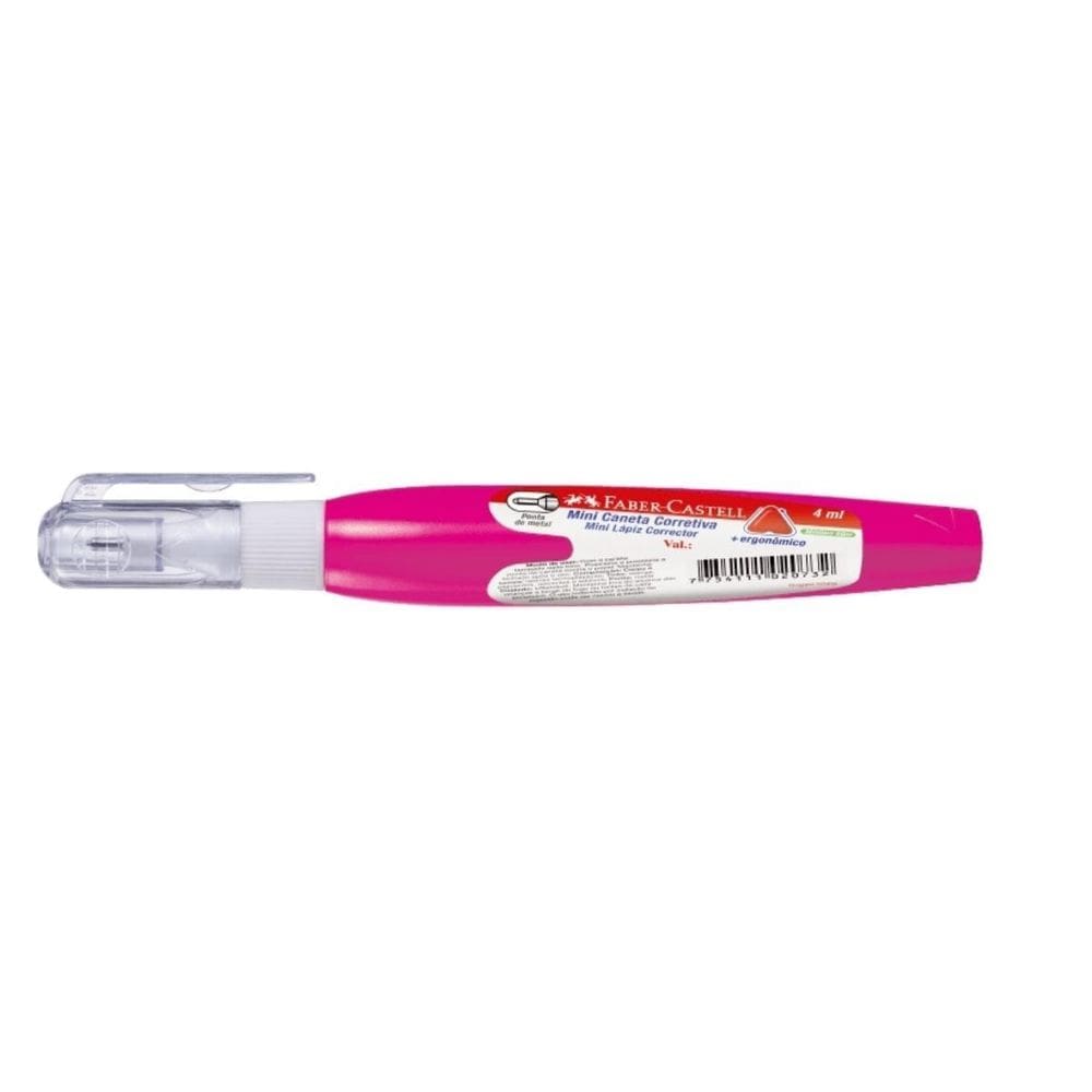 Mini Corretivo Líquido Caneta Faber-Castell 4Ml 1 Unidade