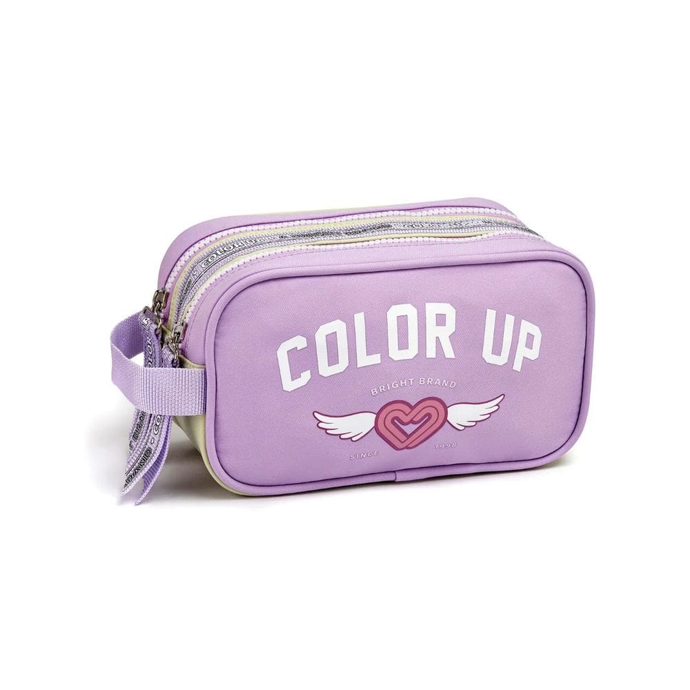 Estojo Duplo Juvenil Meninas Colorup Escolar