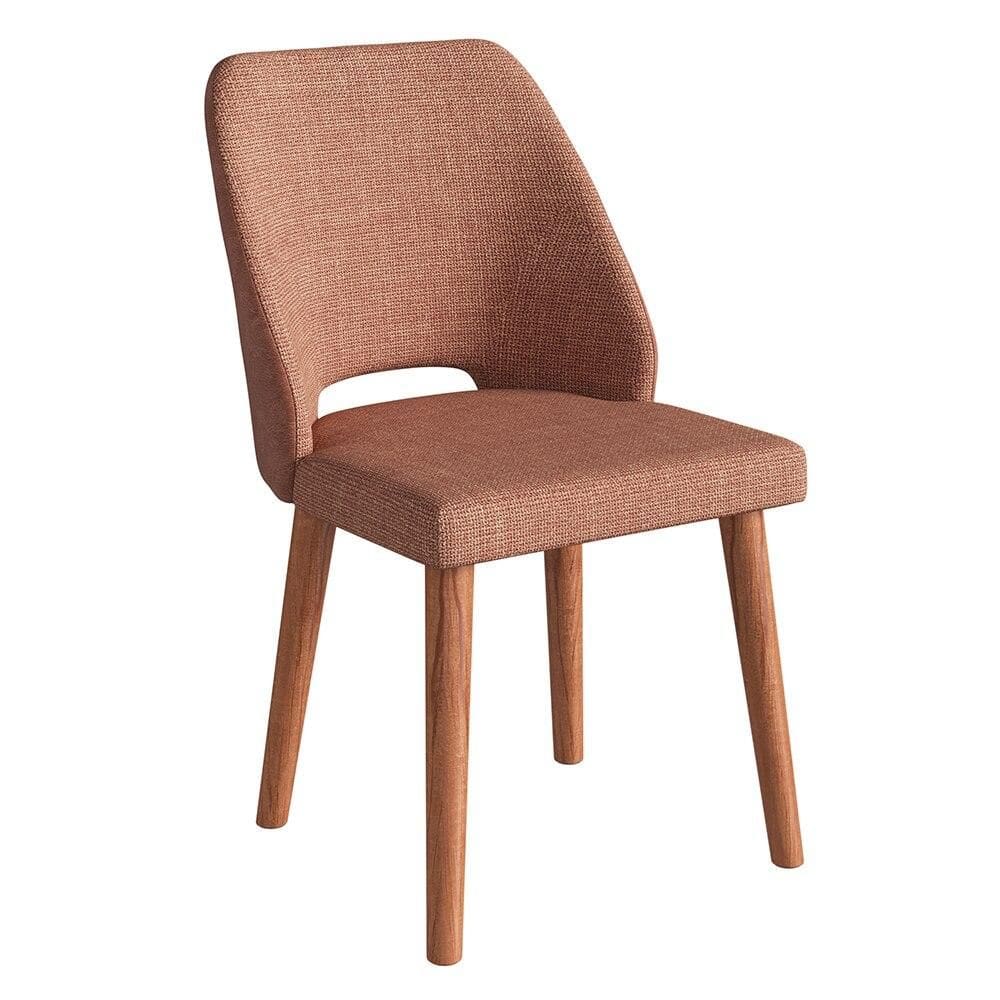 Cadeira de Jantar Estofada Zamarchi 30, Canela