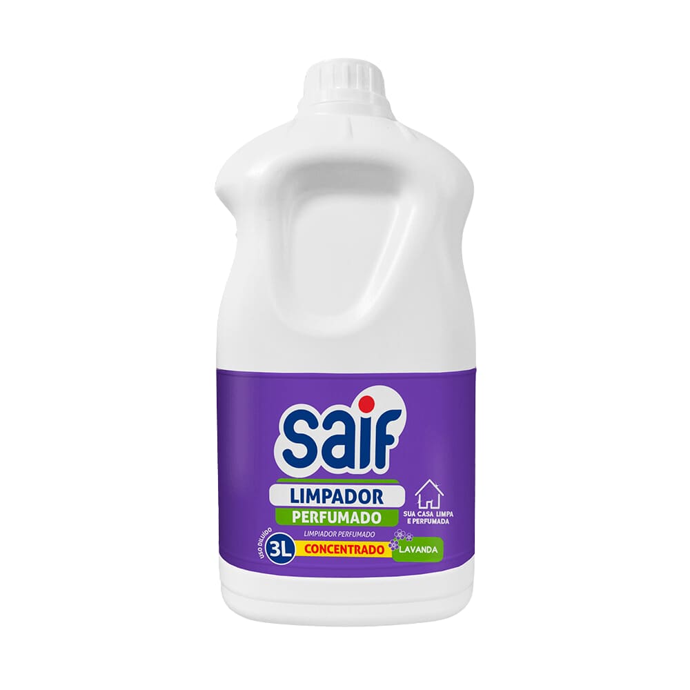 Limpador Perfumado Saif Lavanda 3 Litros Uso Geral