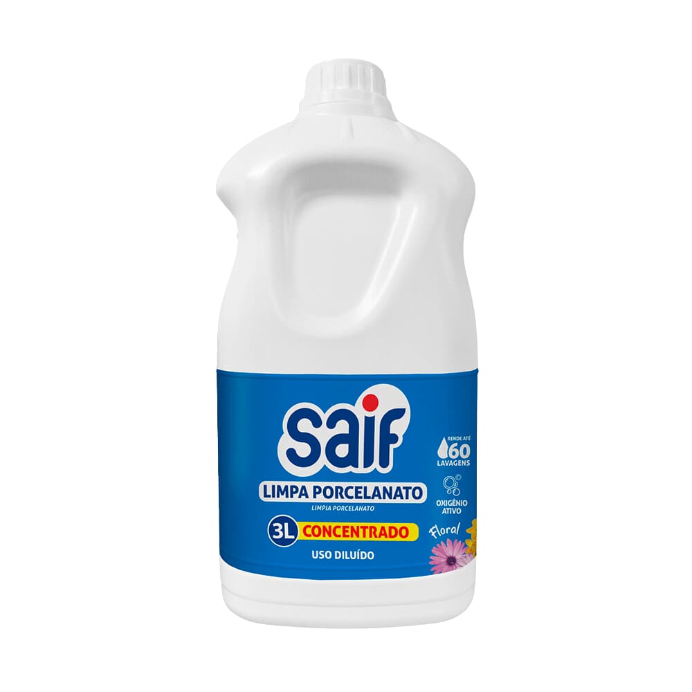 MP - Limpa Porcelanato Saif 3 Litros Detergen