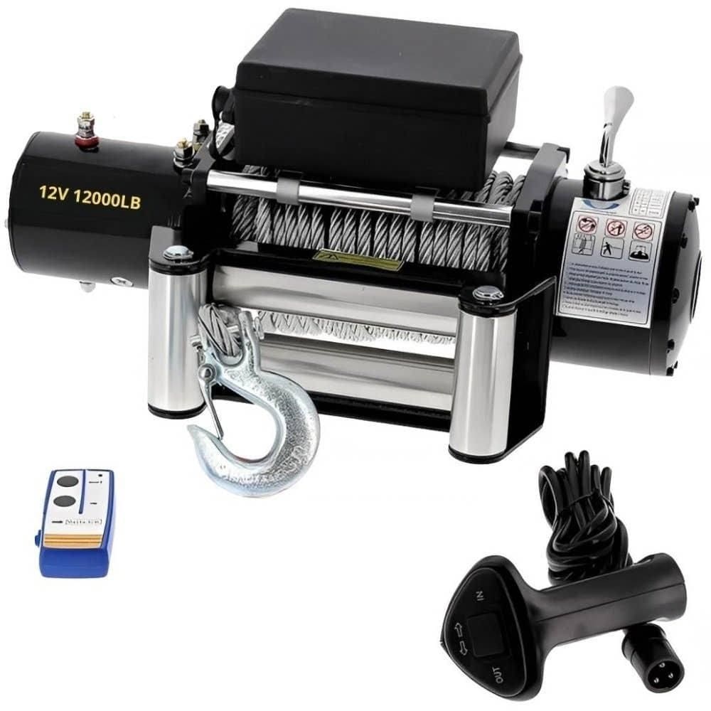 Guincho Elétrico 12V 12000LB com Controle Remoto sem Fio IWME004 IMPORTWAY
