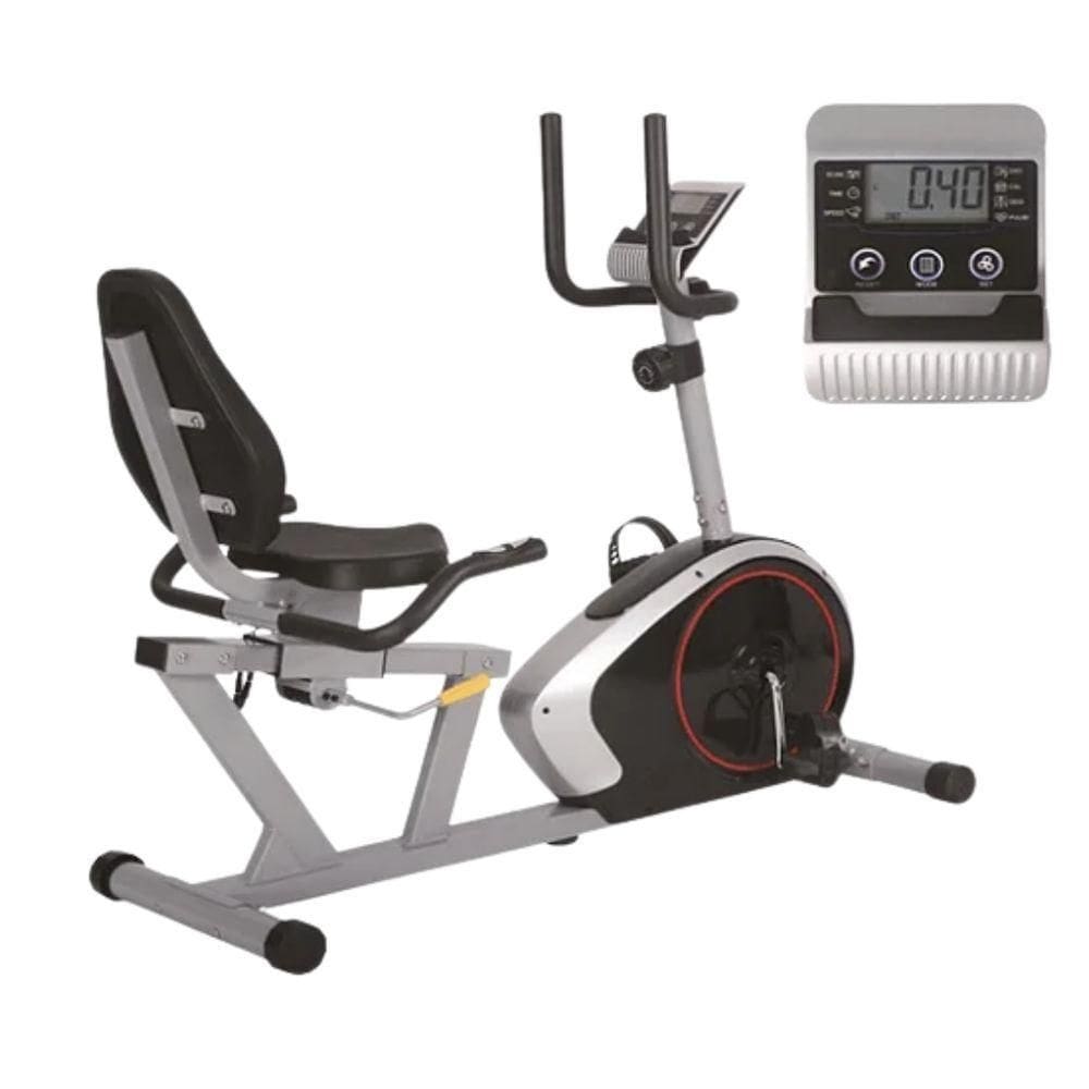 Bicicleta Ergométrica Horizontal Magnética Flywheel 5kg