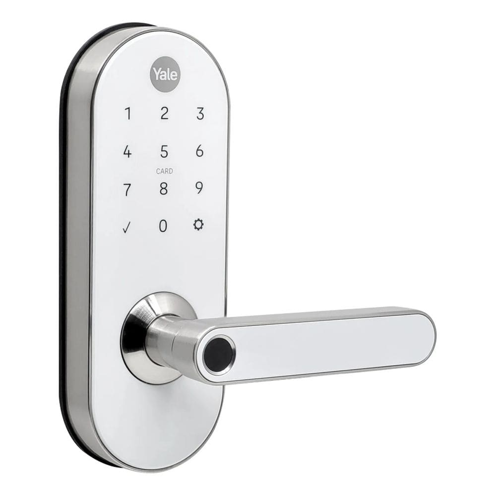 Fechadura Digital Embutir Senha Branca - Yale