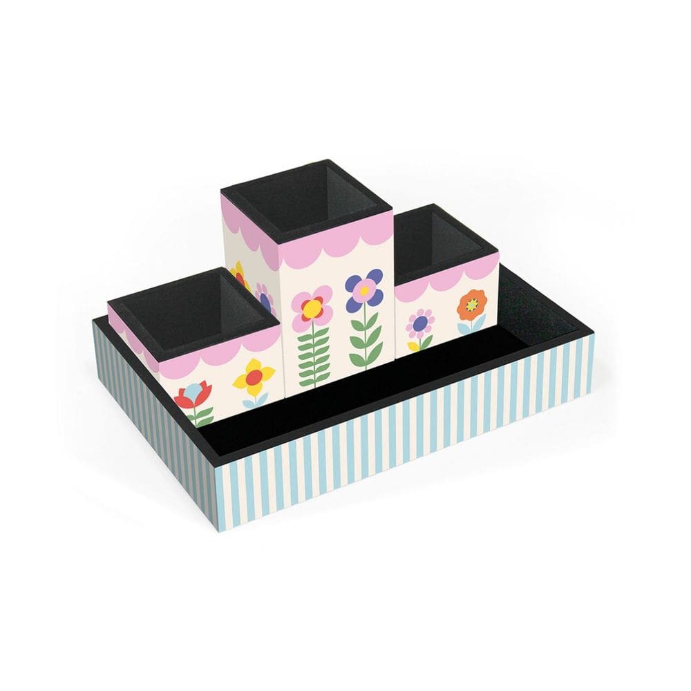 Organizador de mesa Floral Gráfico Fina Ideia