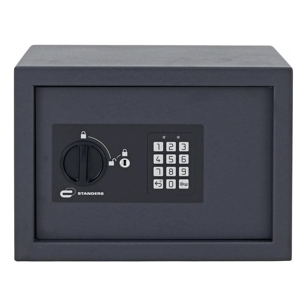 Cofre Digital De Embutir Senha E Chave Aco 16L 25X35X25Cm