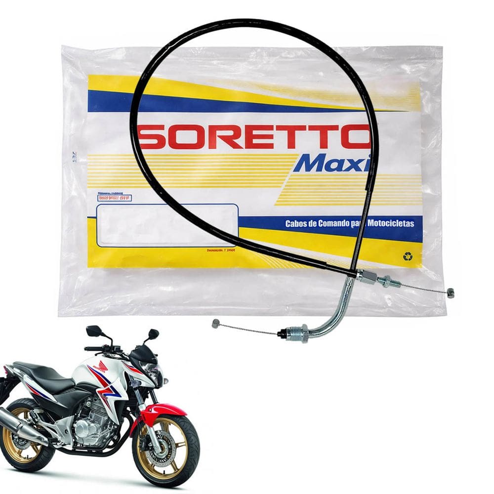 Cabo Acelerador B Cb300R Cb300 2009 A 2015 Retorno B Soretto
