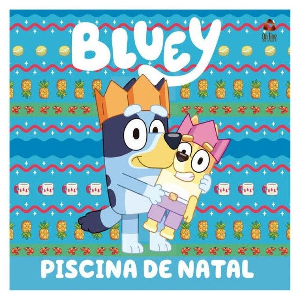 Bluey Livro De História - Piscina De Natal