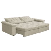 Sofá Retrátil e Reclinável 4 Lugares 2,50m Sole