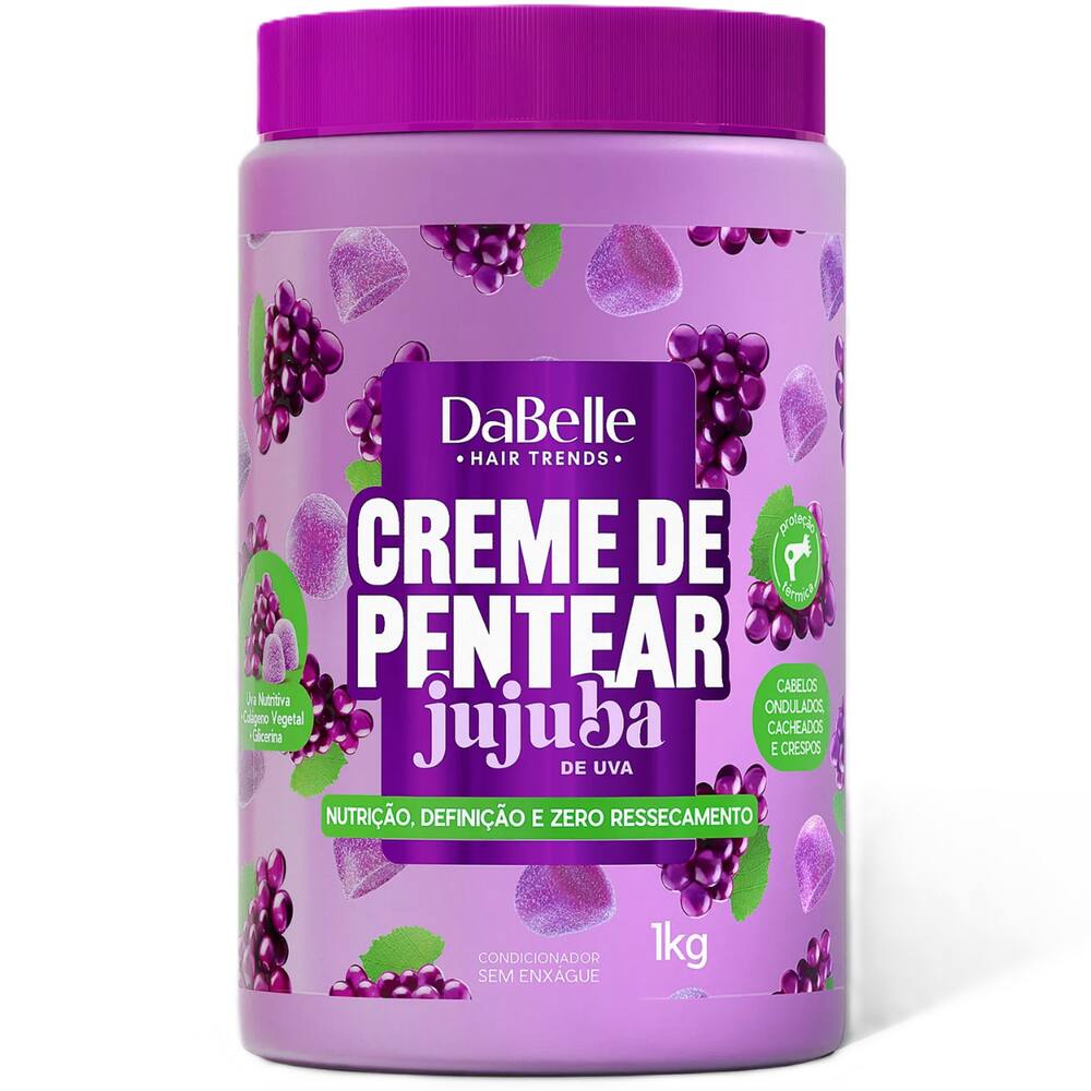 Creme de Pentear DaBelle Uva Jujuba 1kg