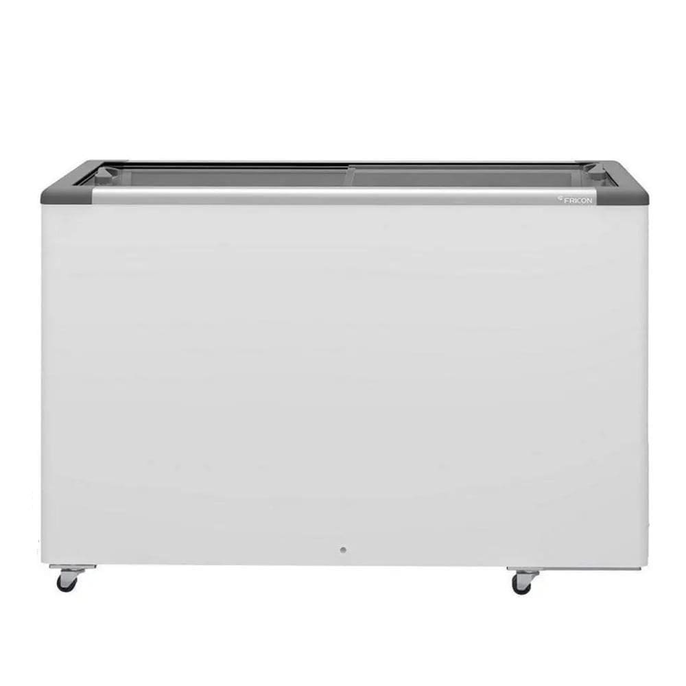 Freezer Conservador Horizontal Fricon 411 Litros Baixa Temperatura Tampa de Vidro Branco HCEB 411 V 127V