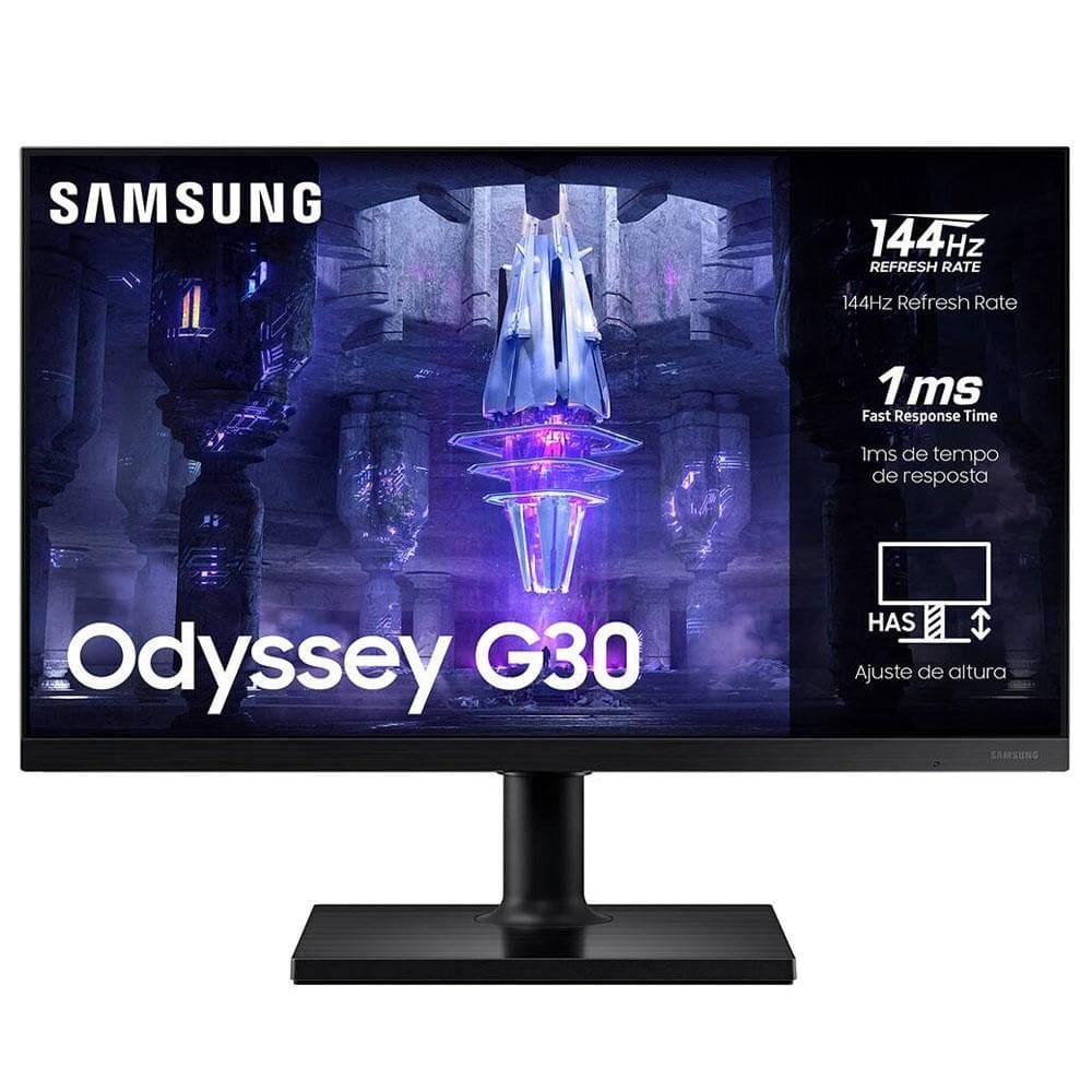 Monitor LED Gamer Odyssey 24” Full HD 144Hz FreeSync Samsung