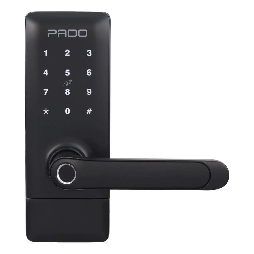 Fechadura Digital Embutir Wi-fi App Biometria Preto - Pado