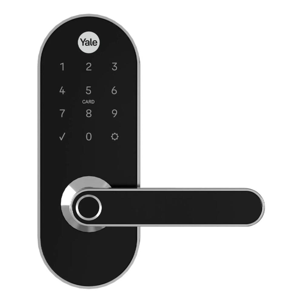 Fechadura Digital Embutir Biometria Senha Cartao - Yale
