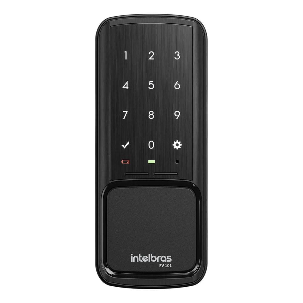 Fechadura Digital Sobrepor Senha Preto - Intelbras
