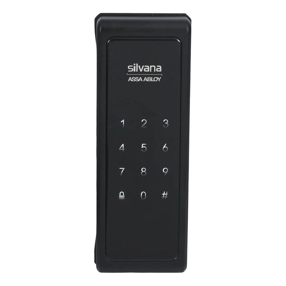 Fechadura Digital Sobrepor Senha Preto - Silvana