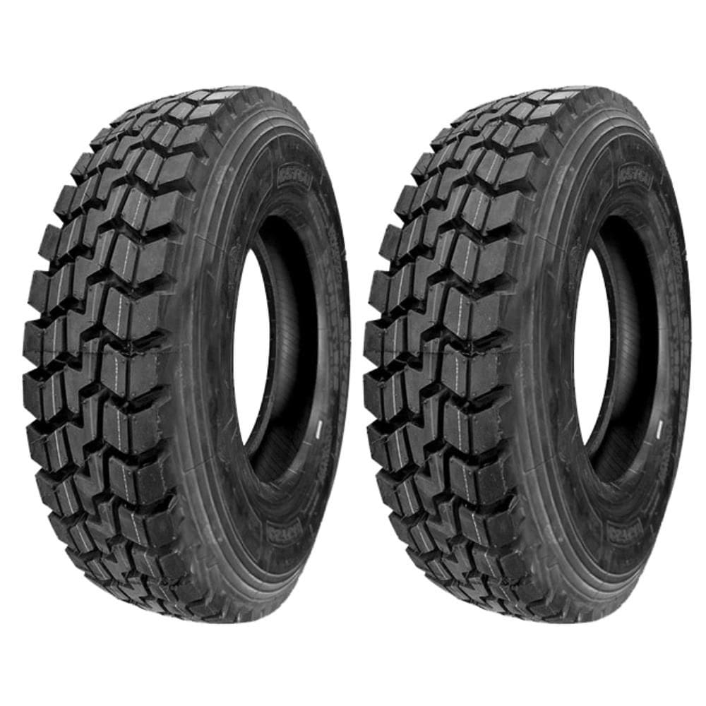 Kit 2 Pneus 215/75r17.5 Borrachudo 18 Lonas 135/133J FT68 Fortune