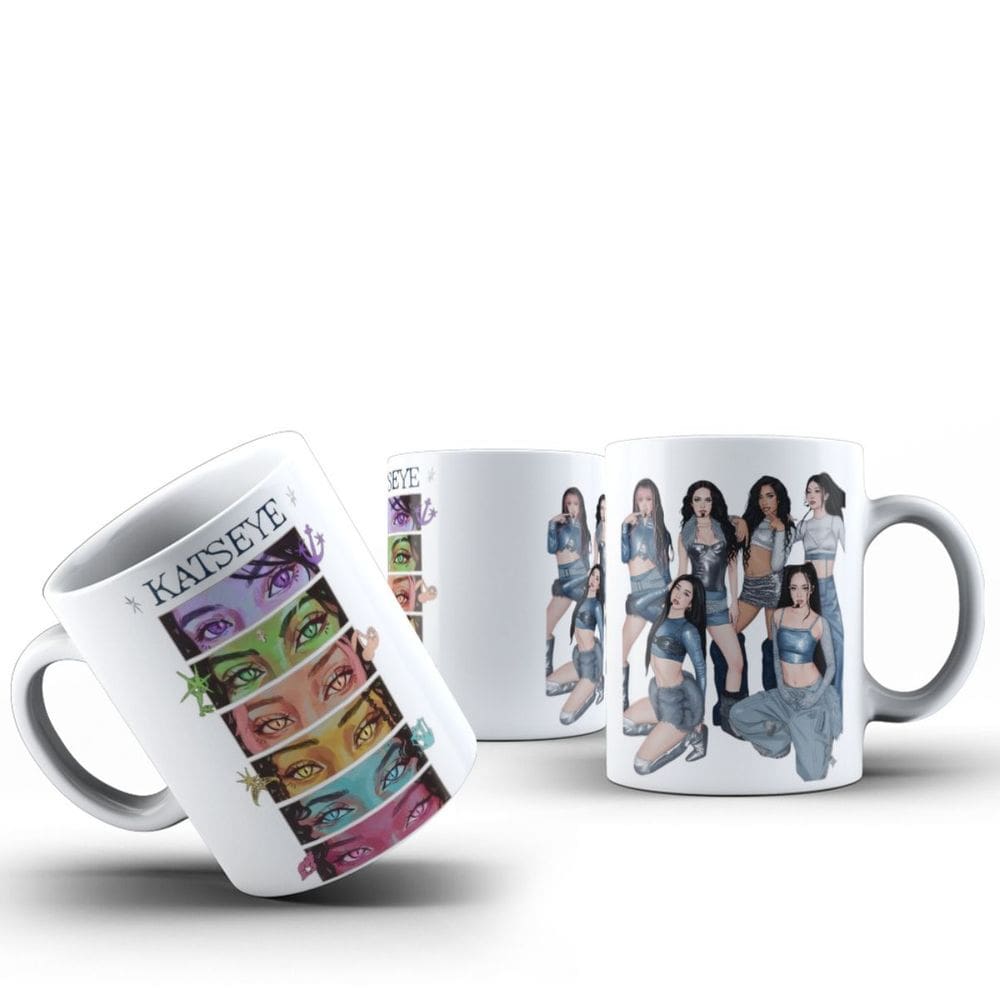 Caneca Katseye Kpop Manon Sophia Daniela Lara Megan Jeung