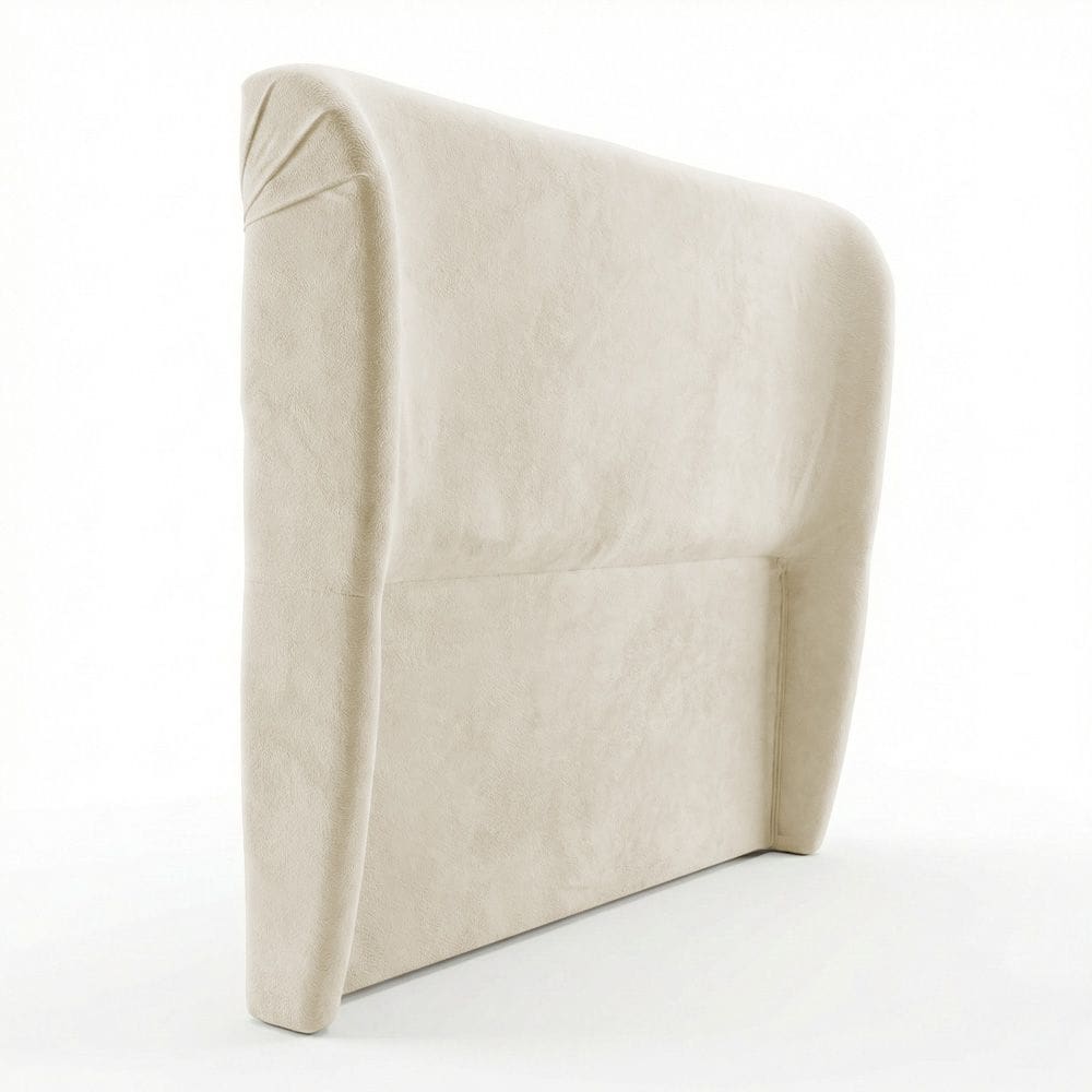 Cabeceira Para Cama Box King Size Liah 195cm Bouclê Bege - Abmaza