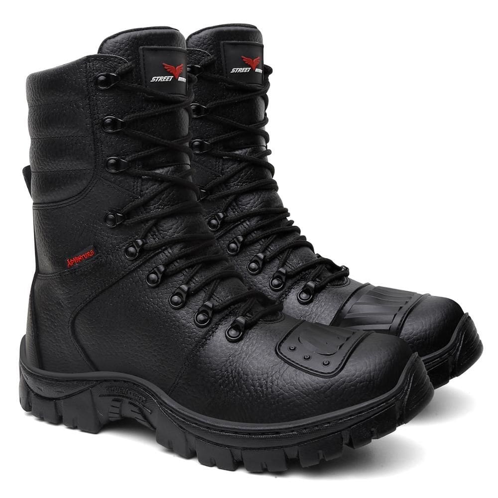 Bota Masculina Cano Alto Motociclista