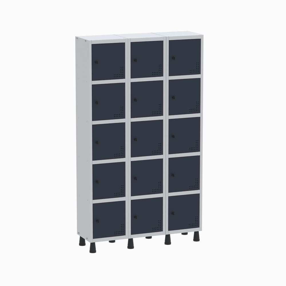 Roupeiro Aço Linha Light 15 Portas – GR303/15