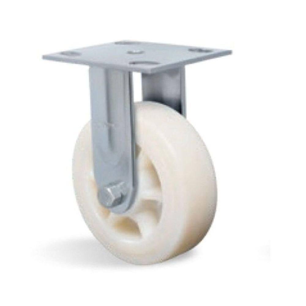 Rodízio Fixo 6`` Com Placa Nylon Schioppa Profissional Resistente 600kg