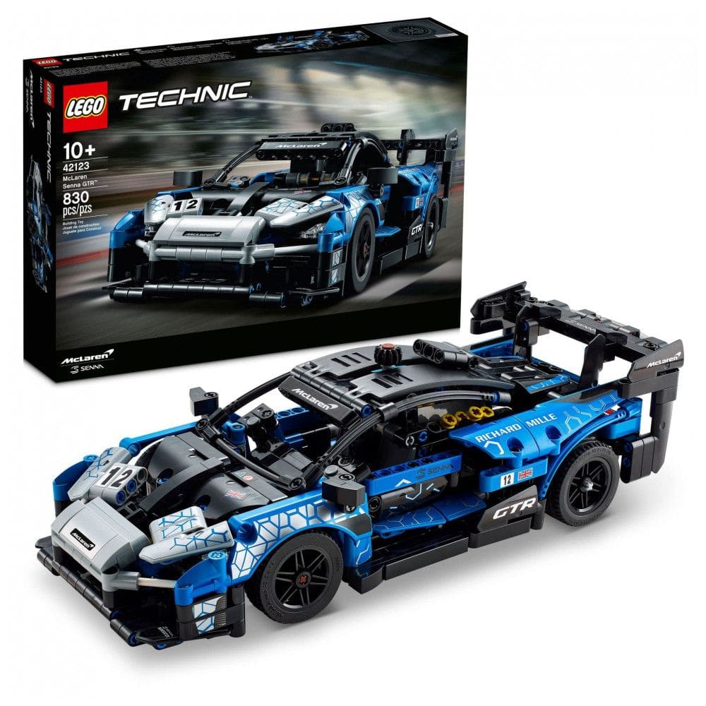 LEGO Technic McLaren Senna GTR 42123 Toy Car Model Building Kit Build and Display an Authentic McLaren Supercar, New 2021 830 Pieces