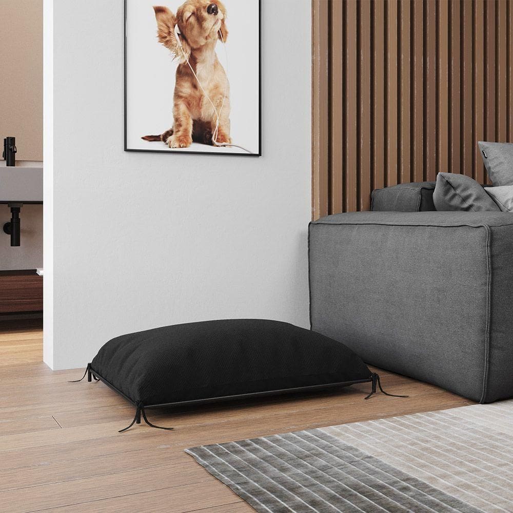 Cama Caminha Pet Tati Para Raças Pequenas Para Cachorro E Gato Confortável E Macia - Preto