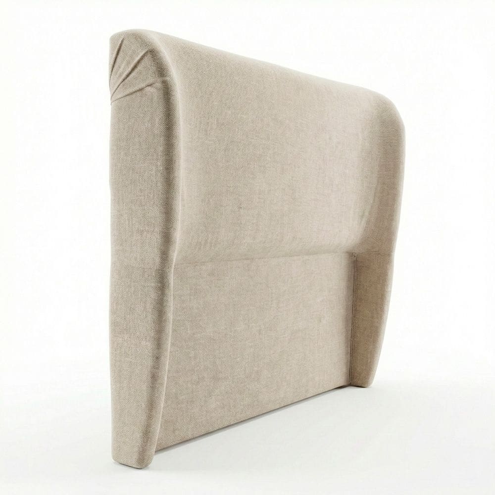 Cabeceira Para Cama Box King Size Liah 195cm Linho Bege - Abmaza